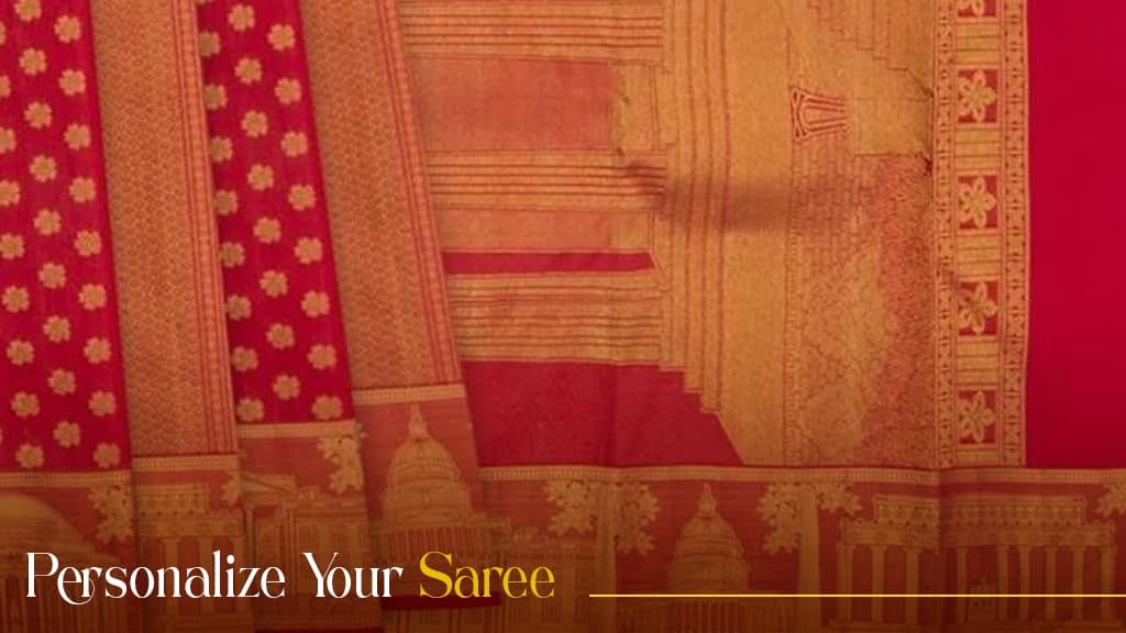 personalize your saree using the kanchipuram bridal silk sarees